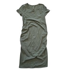 Ingrid & Isabel Olive Green Casual Maternity Dress